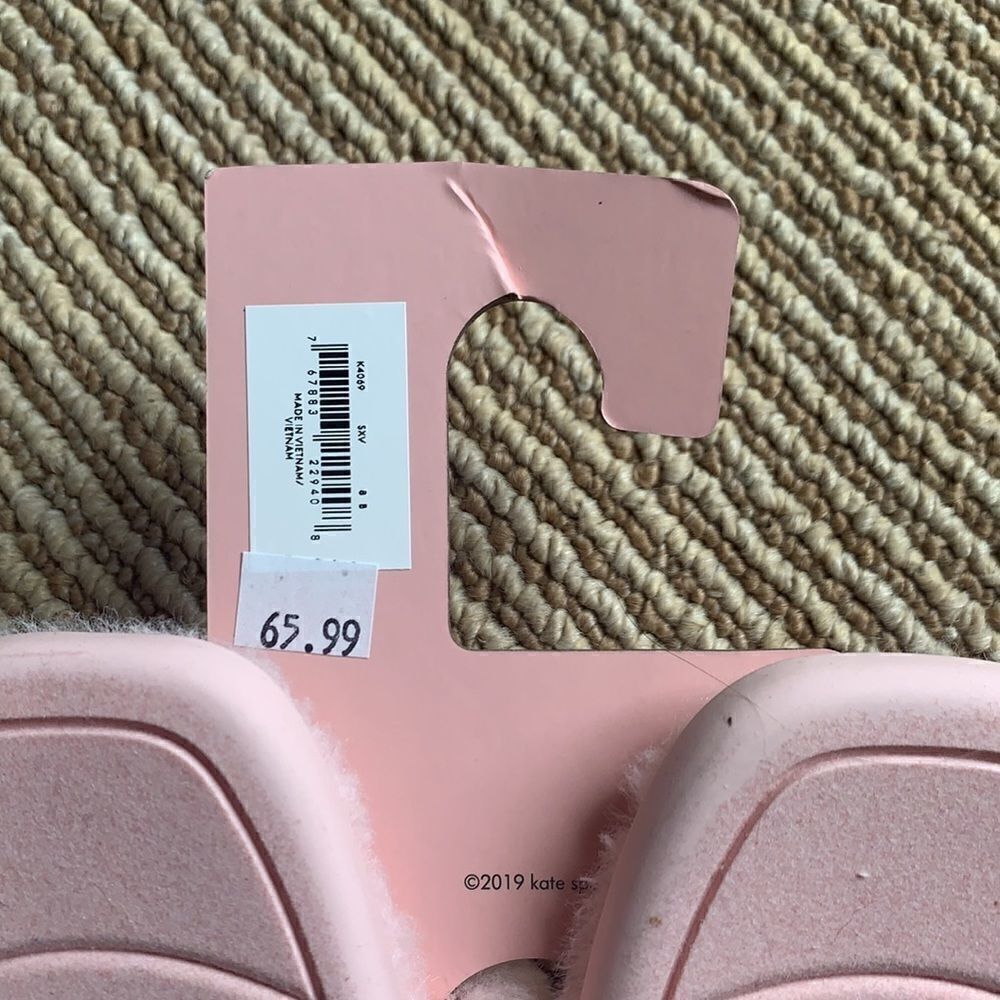 šKateāSpadeāfluffyĀ pinkāslippersā8 - Picture 7 of 7